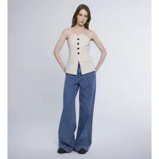 Marella für Damen. 2423166012200 Top Sestri weiß (44), Lässig, Party, Polyester