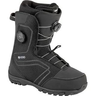 Nitro Snowboardschuhe Sentinel Boa Snowboardboot, True Black, MP 31.0 // EU 46 2/3 // US 13