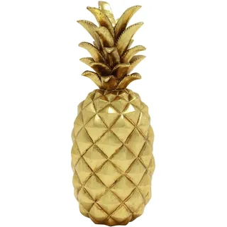 Deco 79 62361 Poly Stein Gold Ananas Home Decor Produkt, 17,8 cm W/45,7 cm H