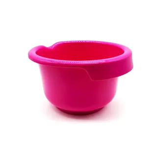 Rührschüssel 2,5 L Backschüssel Teigschüssel Bowl Salatschüssel, aus Kunststoff, Mehrweggeschirr, Farbe fuchsia