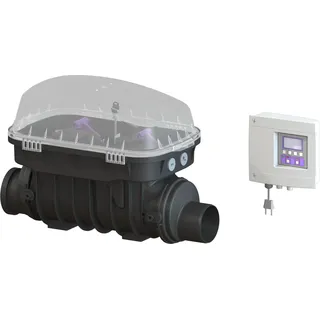 Kessel Rückstauautomat Staufix FKA DN 100, freiliegend, 1 Stk. - Schwarz, Transparent