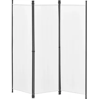 [en.casa] Raumteiler Huesca 3-teilig 150x171 cm Paravent Trennwand 3-tlg. Sichtschutz Stellwand Spanische Wand Weiß
