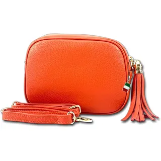 FLORENCE Handtasche Echtleder Orange