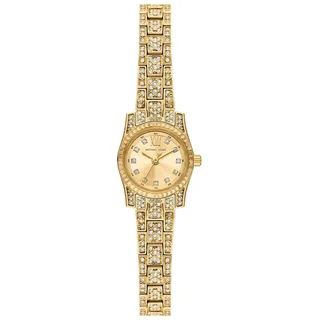 Michael Kors Lexington Damenuhr, 19mm Quarz-Dreizeigerwerk mit Edelstahl- oder Lederarmband