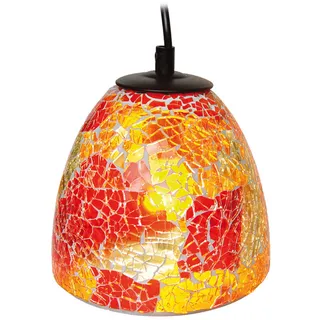 Näve Leuchten Pendelleuchte MOSAIK mit E14 Pendelleuchte MOSAIK mit E14 Pendelleuchten - Mosaik-Pendelleuchte **, Hängelampe aus Glas in bunt, E14-Fassung - Bunt