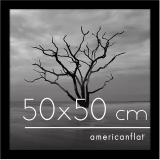 Americanflat Bilderrahmen Schwarz 50x50 cm 2er Set