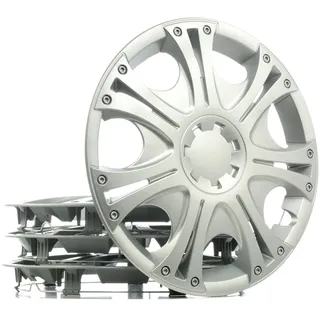 LEOPLAST 15" Zoll Radkappe Satz silber ARUBA 15 Radzierblenden Radblende