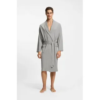 Boss Morgenmantel aus Baumwoll-Jersey mit Logo-Stickerei