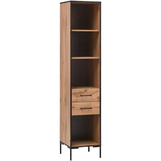 Schildmeyer Montana Aktenregal 40,2 x 39 x 194,2 cm Eiche-Landhaus Dekor