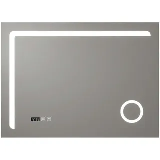 pro.tec Spiegel, Chambave 100x70 cm Silberfarben