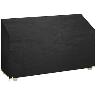 vidaXL Abdeckung für Gartenbank 12 Ösen 210x70x70/88 cm Polyethylen