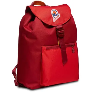 Invicta Rucksack - Mini Alpino ColorBLOCK, Rot - Tasche für Damen Freizeit - Bürorucksack, Reisen, rot, Taglia unica, Modern