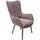 Ohrensessel Bridget Samt 68 x 99 x 77 cm Rosa