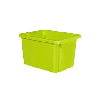 Curver 225499 Drehstapelbehälter ESSENTIALS Drehstapelbox 26L, grün stapelbar Grün 1 St.