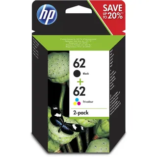HP 62 schwarz + CMY (N9J71AE)