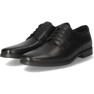 CLARKS Herren Howard Walk Oxford, Black Leather, 41 EU