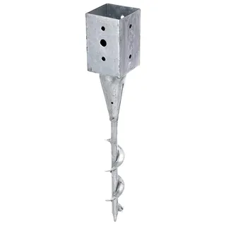 GAH Alberts Einschraub-Bodenhülse 91 x 91 mm Stahl feuerverzinkt