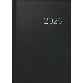 Brunnen Buchkalender Mod. 796 2026 | A5, Kunststoff, schwarz