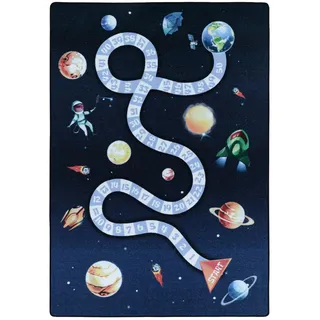 Ayyildiz Play 2910 Kinderteppich 100 x 150 cm Dunkelblau