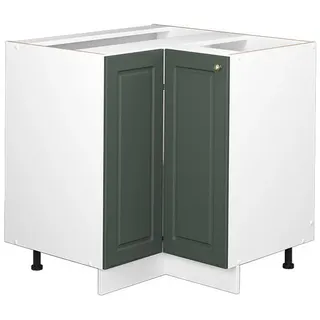 Vicco Eckunterschrank Fame-Line 80,5 x 82 x 51,6 cm Grün-Gold