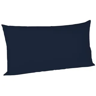 Fleuresse Colours Kissenbezug, Mako Satin, Marine, 40 x 80 cm
