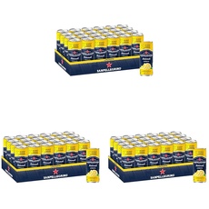 San Pellegrino Naturali Limonata Zitronen-Limonade mit 16% Zitronensaft (aus Konzentrat) 72er Pack (24 x 330ml) Einweg-Dosen