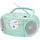 P 70 Mint • Kassettenradio, CD-Player, UKW-Radio, Boombox, Stereo, Lautsprecher, AUX-Eingang, Netz- / Batteriebetrieb, Tragbar