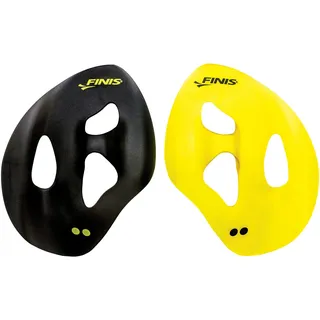 Finis Iso Swim Hand Paddles, Yellow/Black, M