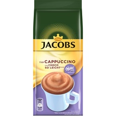 JACOBS Choco Cappuccino So Leicht, 400g Kaffeespezialitäten im Nachfüllbeutel Pulver medium roast