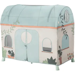 Hauck Bettzelt »Travel Bed Cover, Plants« Ergänzung für hauck Reisebetten (120 x 60 cm), bunt