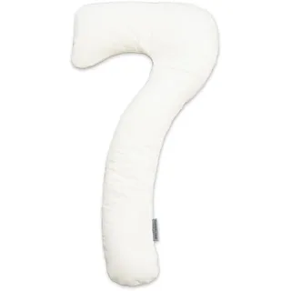 Theraline my7 Seitenschläferkissen mit Bezug, waschbar 60°C, Stillkissen & Lagerungskissen ergonomisch mit integriertem Kopfkissen, Kissen für Seitenschläfer mit wattiertem Bezug für mehr Komfort