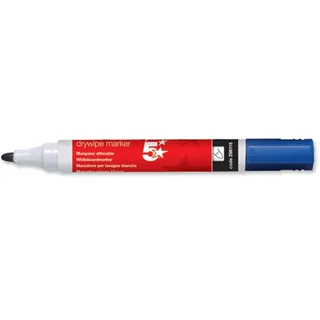 Blau Trocken Wischtuch Whiteboard - Marker - Stift Für Whiteboards, Flipcharts, Memo - Boards - 3mm Bullet Tipp - Pack von 4