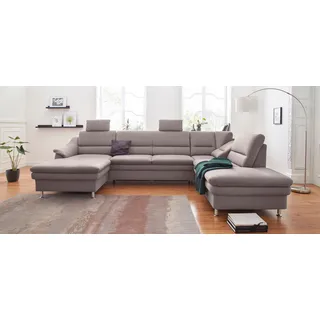 sit&more Wohnlandschaft mit Federkern und Kopfstützen, mit Bettfunktion und Relaxfunktion