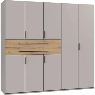 WIMEX Drehtürenschrank Digit 225 x 208 x 58 cm Grau