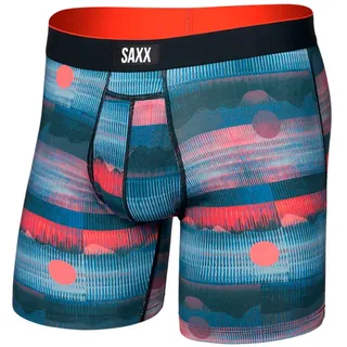 Saxx Underwear Multi-sport Mesh Brief Fly Boxershorts - Mystery Peaks / Multi - S