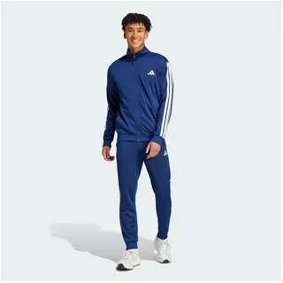 adidas Sportswear Basic 3-Streifen Tricot Trainingsanzug Dark Blue LT