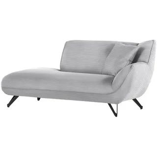 Carryhome Chaiselongue , Hellgrau , Textil , Füllung: Polyester , 190x90x95 cm , Stoffauswahl, seitenverkehrt erhältlich , Wohnzimmer, Sofas & Couches, Sofas, Recamieren