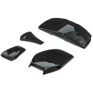 Agv Sportmodular Airvent And Set Helm-heckspoiler - Glossy Carbon - One Size