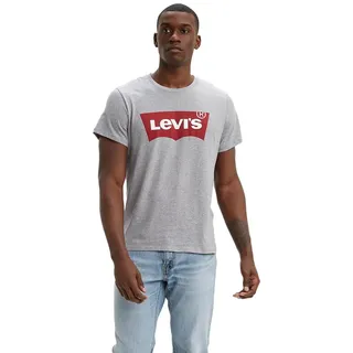 Levi's T-Shirt »Batwing Logo Tee« mit Logo-Front-Print, grau