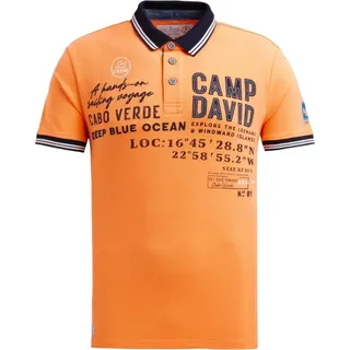 Camp David Poloshirt für Herren - Orange