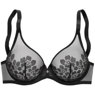 LASCANA BELLE AFFAIRE Bügel-BH Damen schwarz Gr.80D