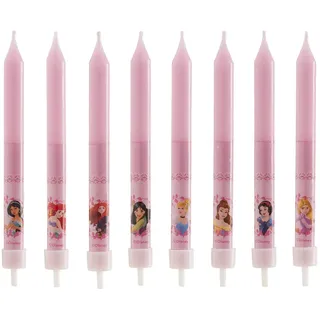 Dekora 3D Geburtstagskerzen 8 St. mehrfarbig