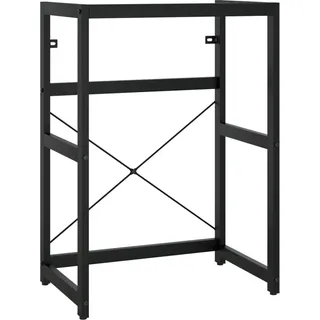 vidaXL Badezimmer Waschtischgestell Schwarz 59x38x83 cm Eisen - Schwarz