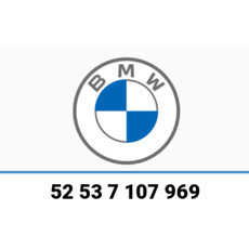 BMW Genuine Seat, black, low | 52537107969 / 52 53 7 107 969