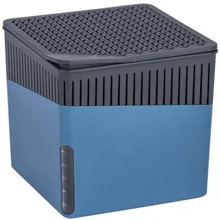 Wenko Raum Entfeuchter Cube 500 g Luft Box Auto Keller Bad Räume Granulat, blau