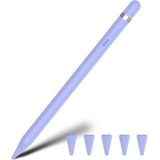 Pencil 1. Generation für iPad, Magnetisch Stift für iPad 4-20 Min Schnellladung (USB-C) mit Handfläche Ablehnung & Neigung Sensitivität, Stylus Pen für iPad 6-10, Air 3-5, Mini 5-6, Pro 11/12"