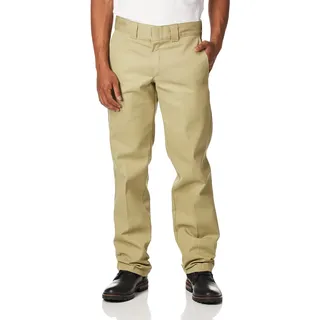 Dickies Herren Slim Straight Work Pants Sporthose, Beige (Khaki), W36/L32