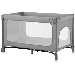Lionelo Reisebett , Grau , Kunststoff , 67x74.9x123 cm , SGS-geprüft , zusammenklappbar, Ausstieg , Babymöbel & Kindermöbel, Babyzimmer, Babybetten, Reisegitterbetten