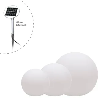Kugelleuchten-Set 'XL' Shining Globe (30, 40, 50cm)