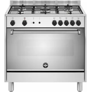 LA GERMANIA AMN965GXV/24 Amerikanische Gas-Küche 90cm Edelstahl, mit Ofen